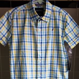 Boys Short Sleeve Button Down Shirt
